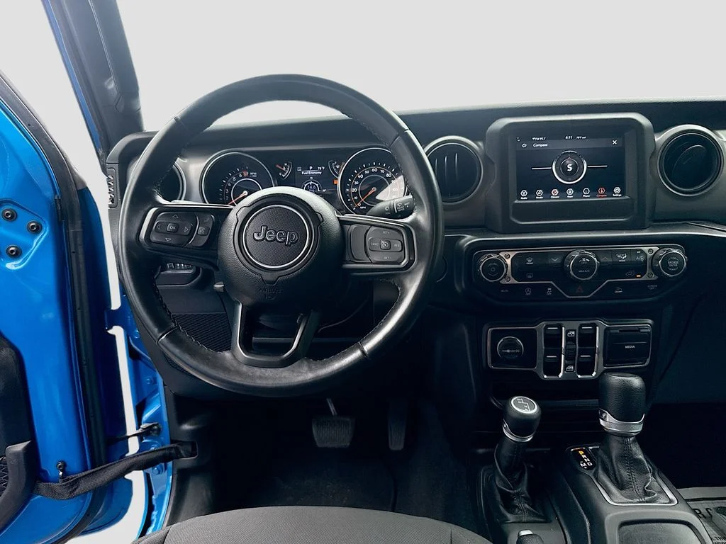 Used 2022 Blue Jeep Unlimited Sport S image 25