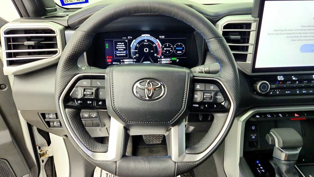 Used 2025 Ice Cap Toyota Platinum Hybrid CrewMax 5.5