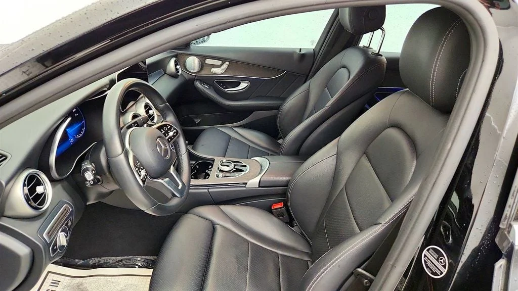 Used 2020 Black Mercedes-Benz C 300 4MATIC Sedan w/ AMG® Line & Premium Pkgs & Panorama Sunroof image 10