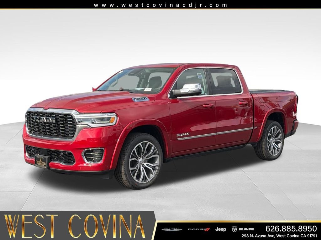 New 2026 Molten Red Pearl-Coat Exterior Paint RAM Tungsten image 1