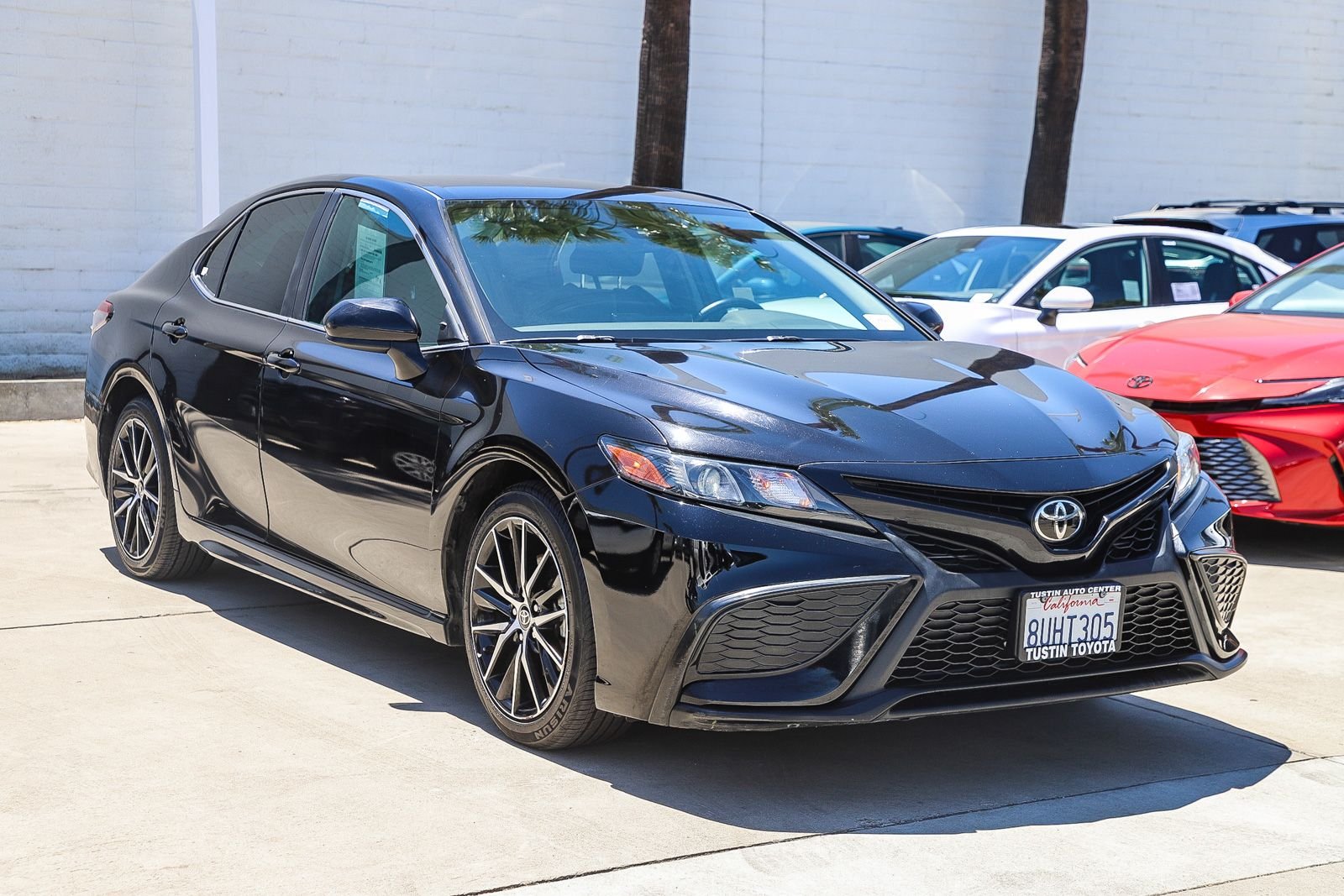 Certified Used 2021 Black Toyota SE image 3