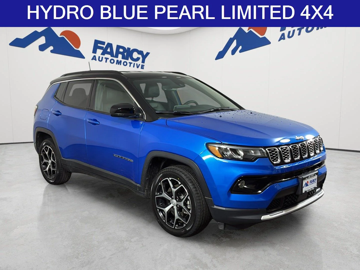 Used 2024 Hydro Blue Pearlcoat Jeep Limited image 2