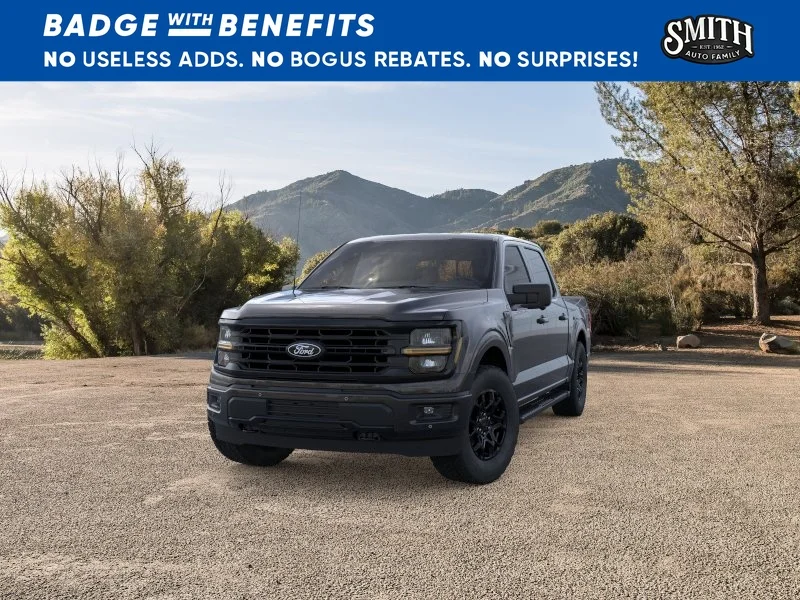 New 2026 Agate Black Metallic Ford XLT image 3