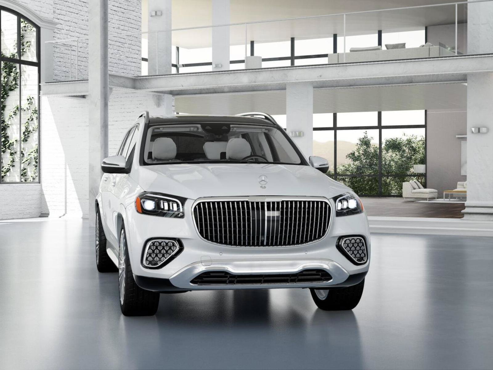 New 2026 MANUFAKTUR Moonlight White Metallic Mercedes-Benz Maybach GLS 600 image 8