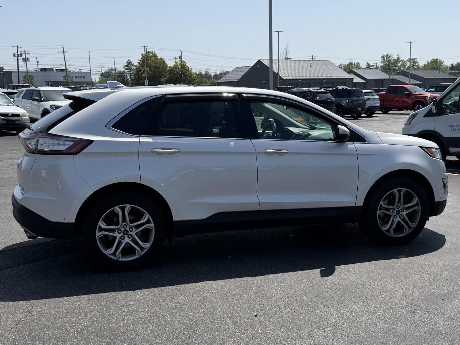 Used 2016 White Platinum Metallic Tri-Coat Ford Titanium image 5