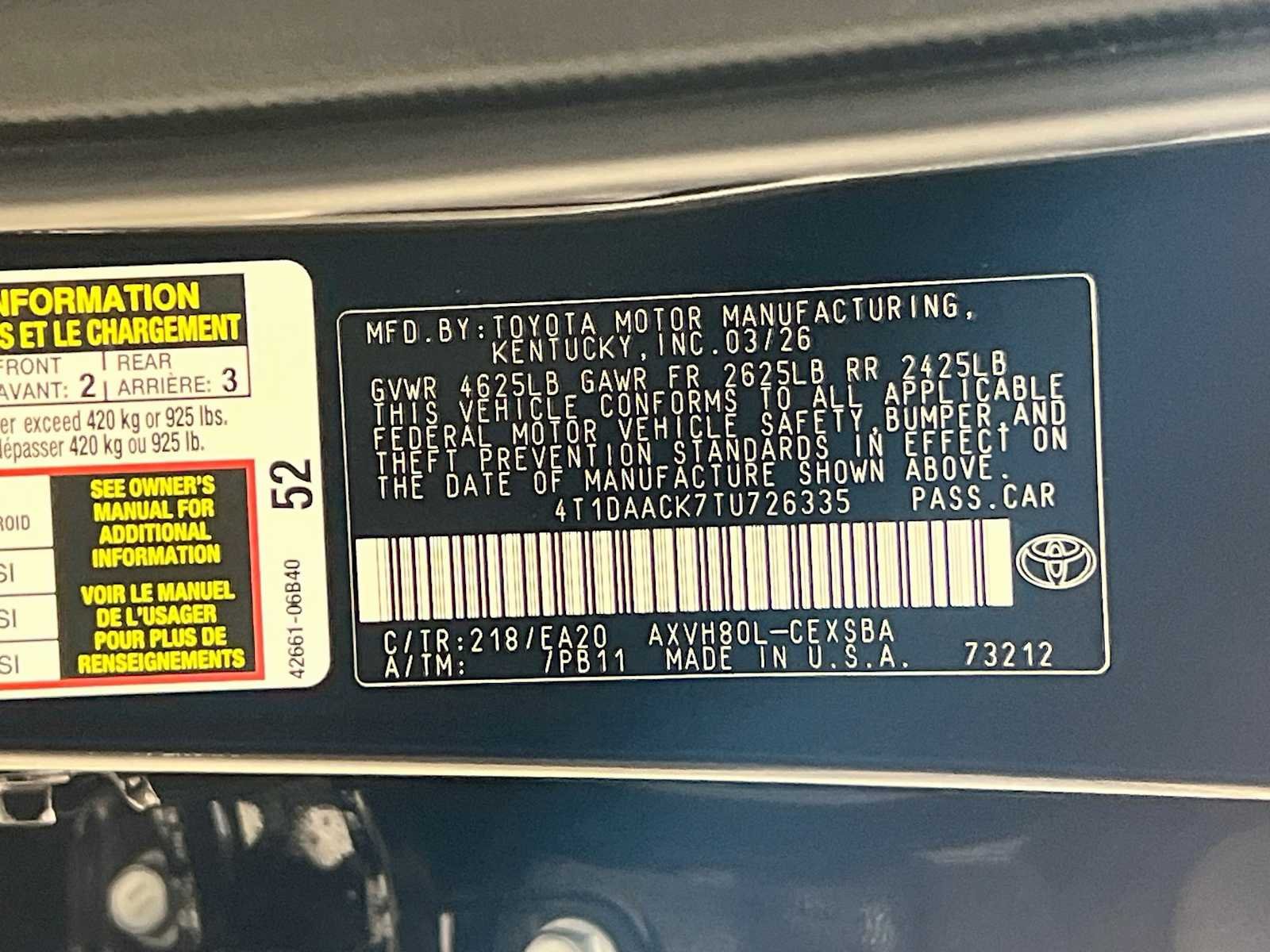 Certified Used 2026 Midnight Black Metallic Toyota SE image 32
