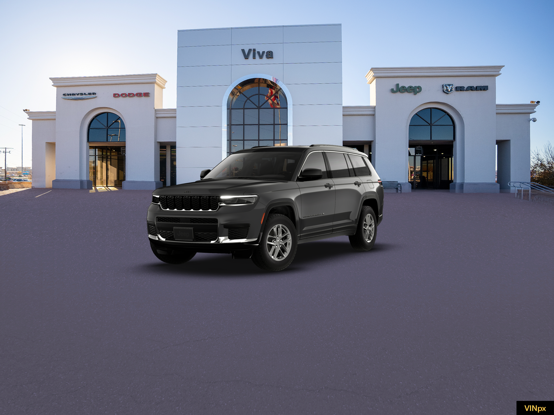 New 2026 Baltic Gray Metallic Clear-Coat Exterior Paint Jeep Laredo X image 1