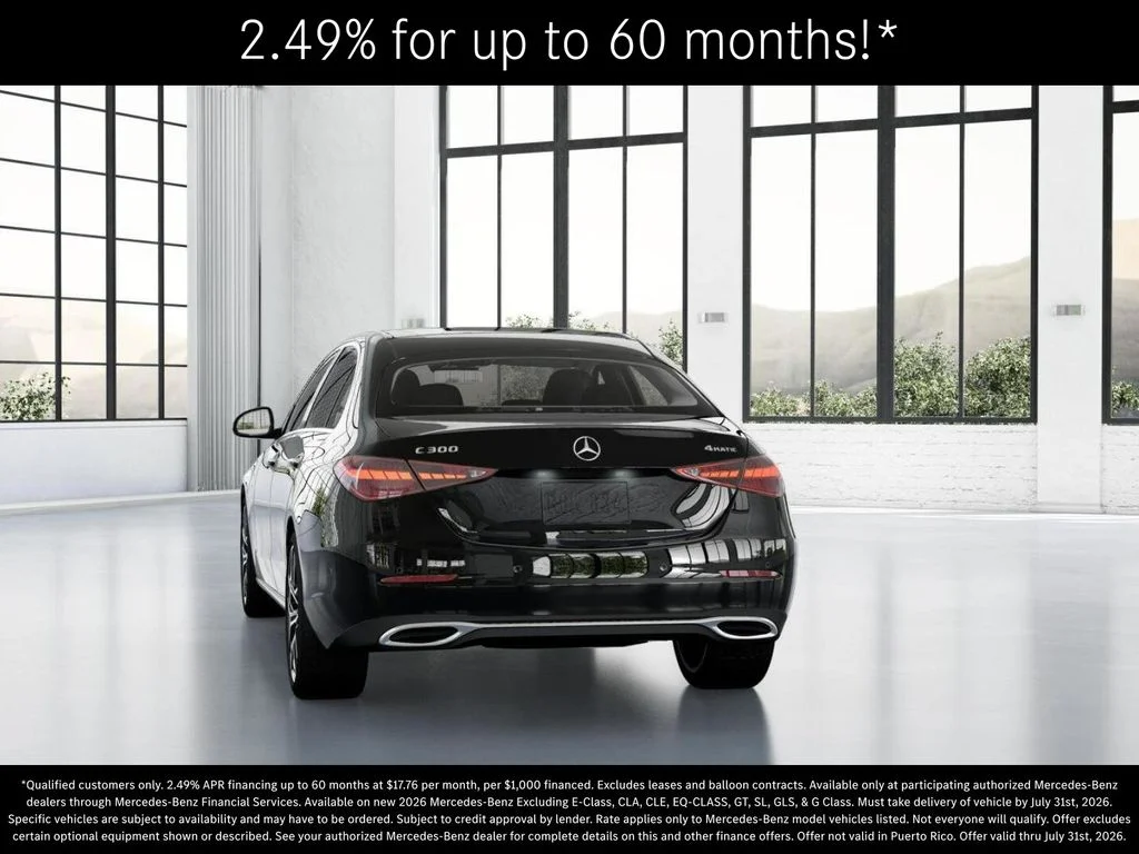 New 2026 Black Mercedes-Benz C 300 image 26