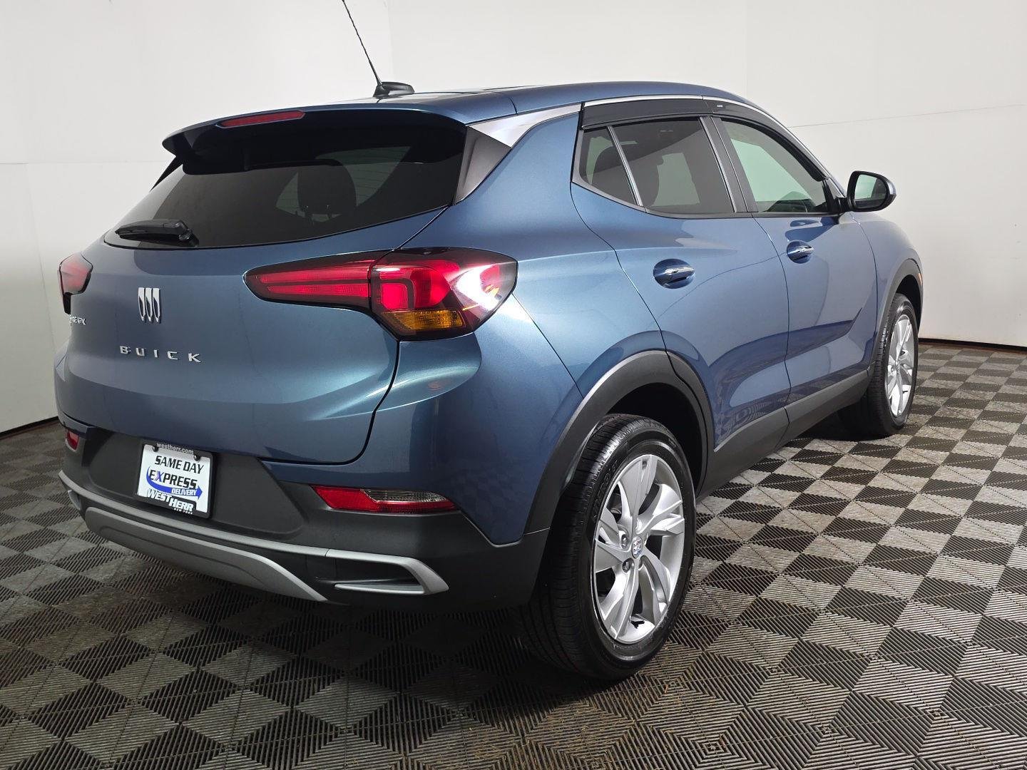 Used 2024 Ocean Blue Metallic Buick Preferred image 9