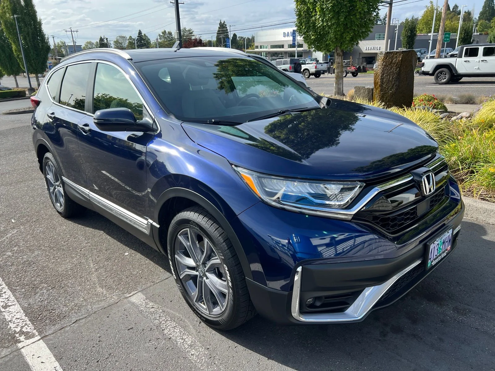 Used 2020 Aegean Blue Metallic Honda Touring image 3