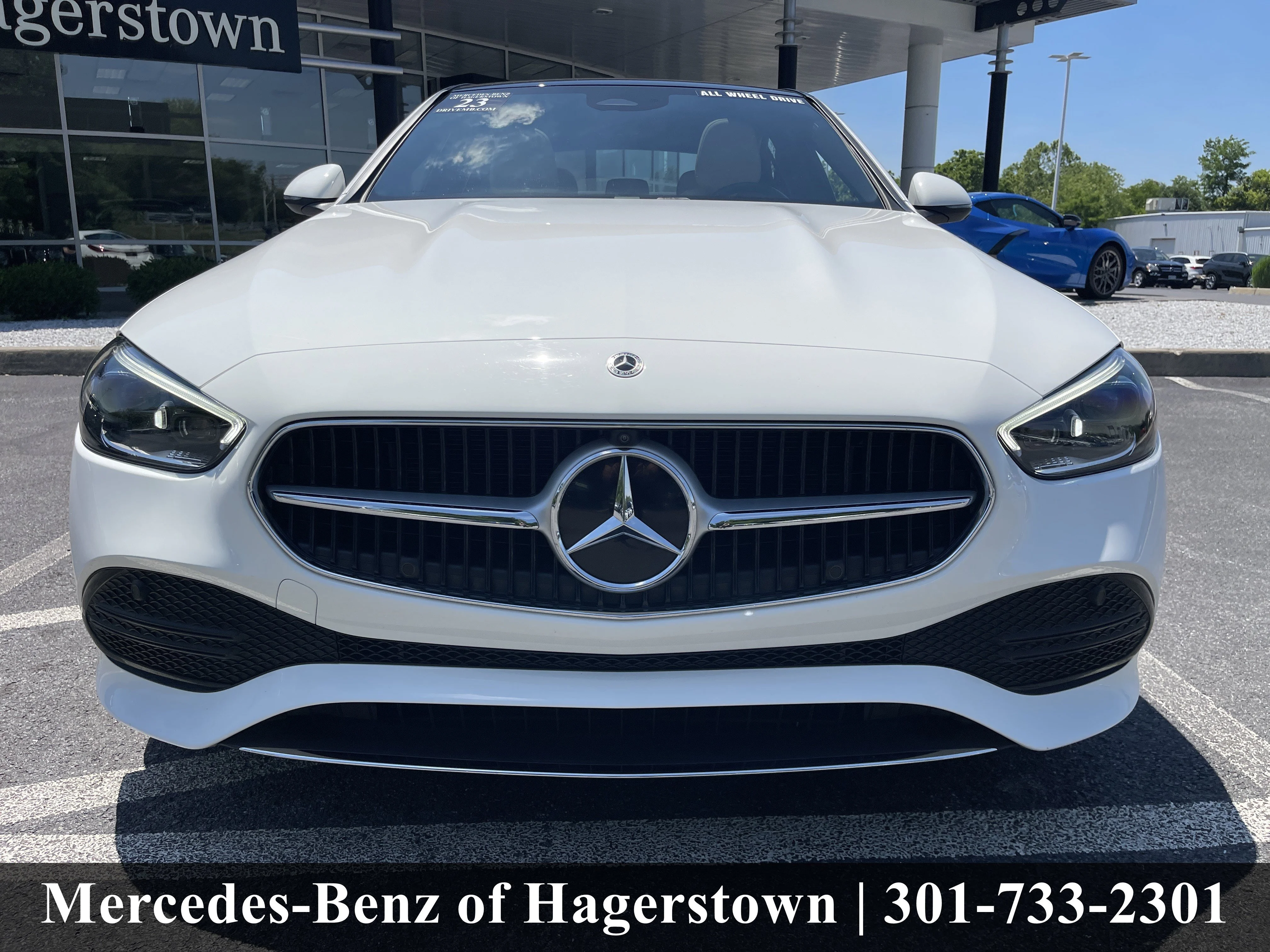 Certified Used 2023 Polar White Mercedes-Benz C 300 4MATIC® Sedan image 2