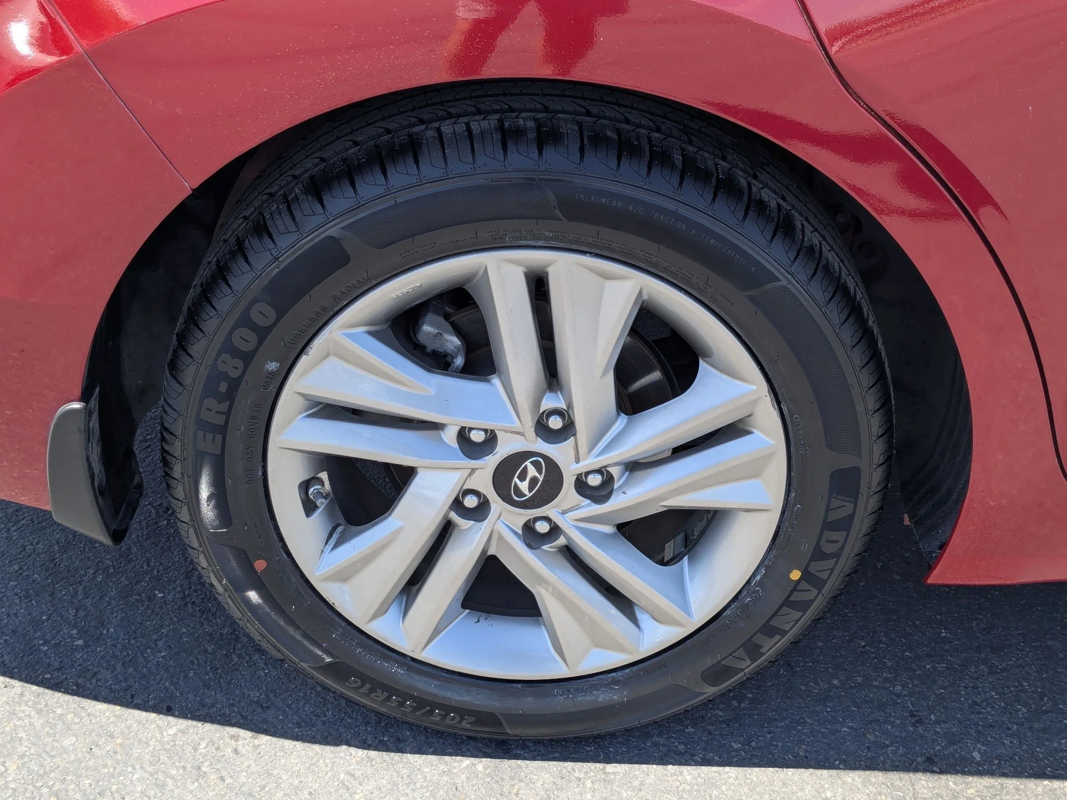 Used 2020 Scarlet Red Pearl Hyundai Value Edition image 12