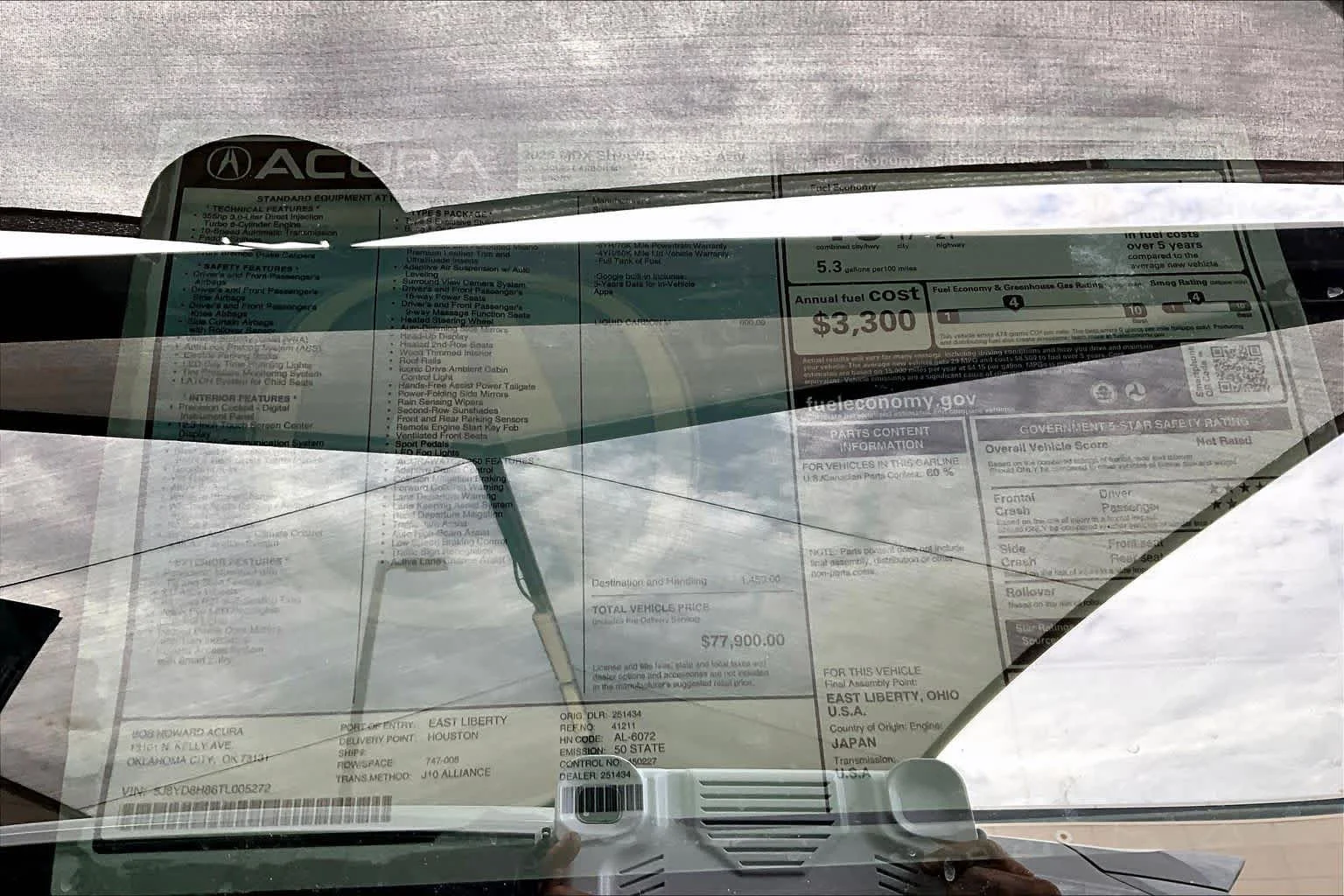 New 2026 Liquid Carbon Metallic Acura Type S w/Advance Package image 16