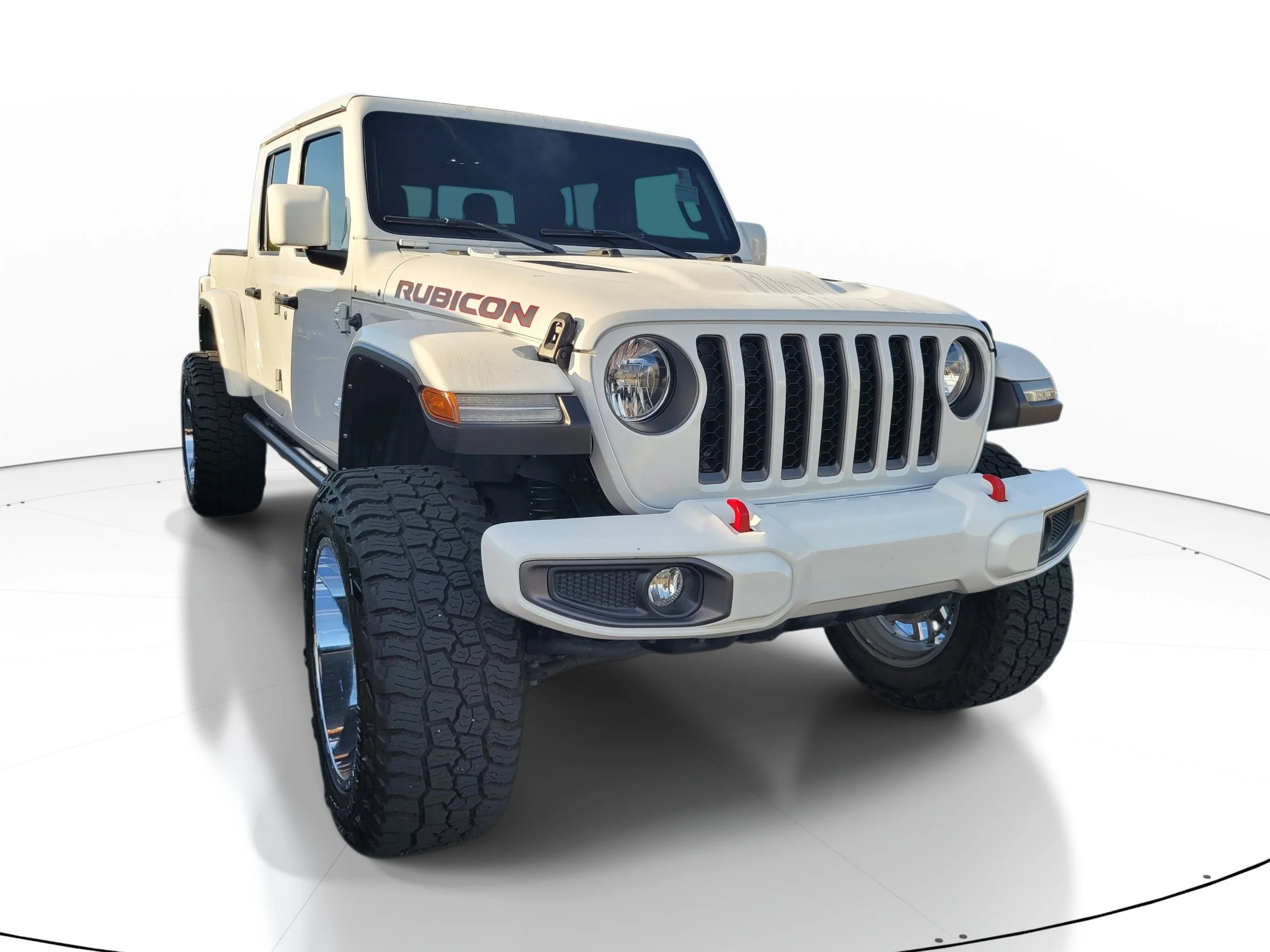 Used 2022 Bright White Clearcoat Jeep Rubicon image 1