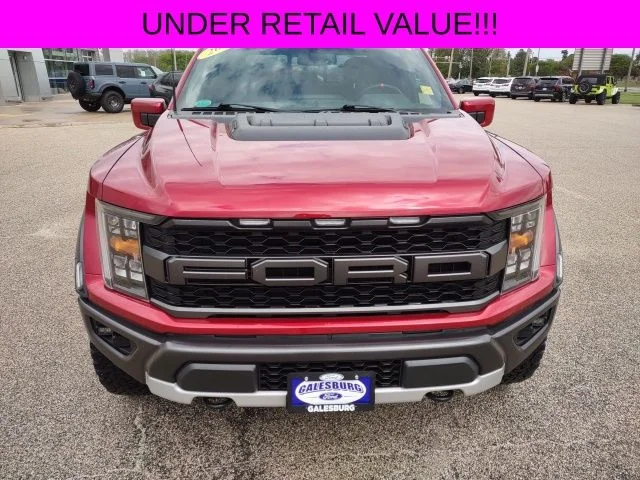 Certified Used 2022 Red Metallic Ford Raptor image 11