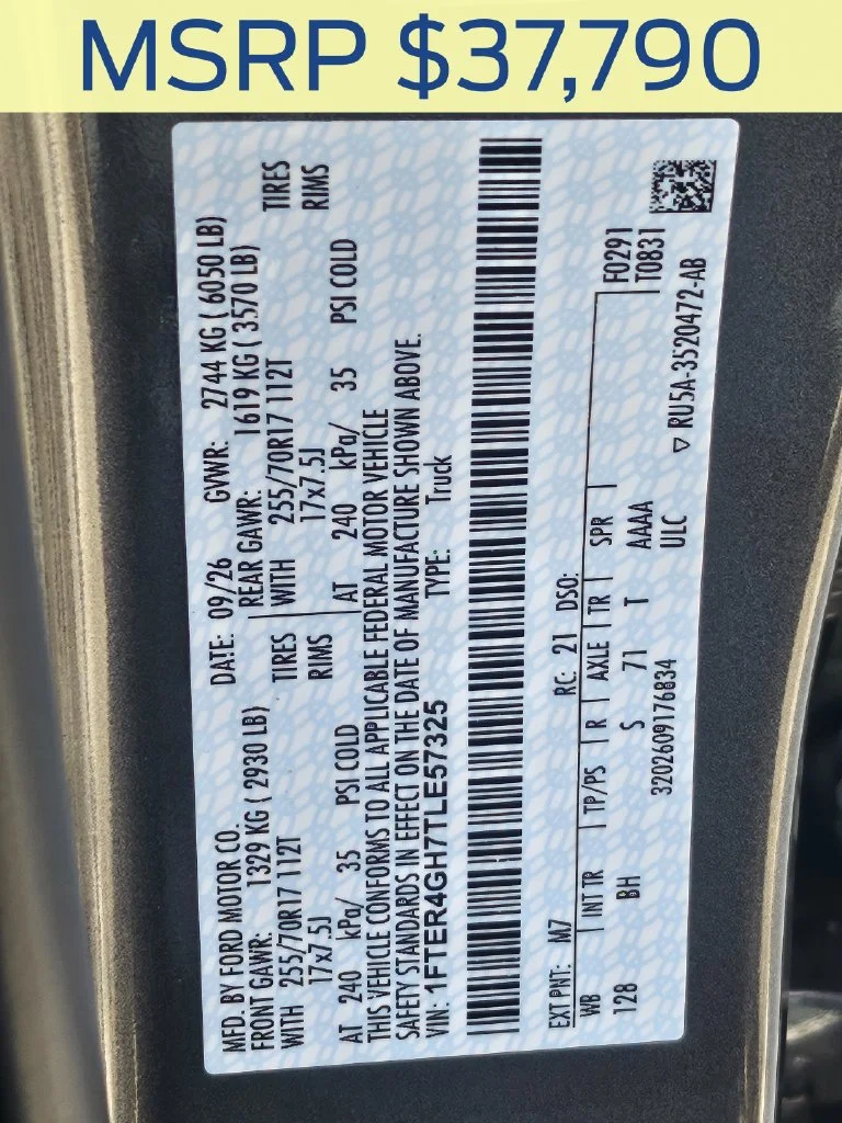 New 2026 Carbonized Gray Metallic Ford XLT image 34