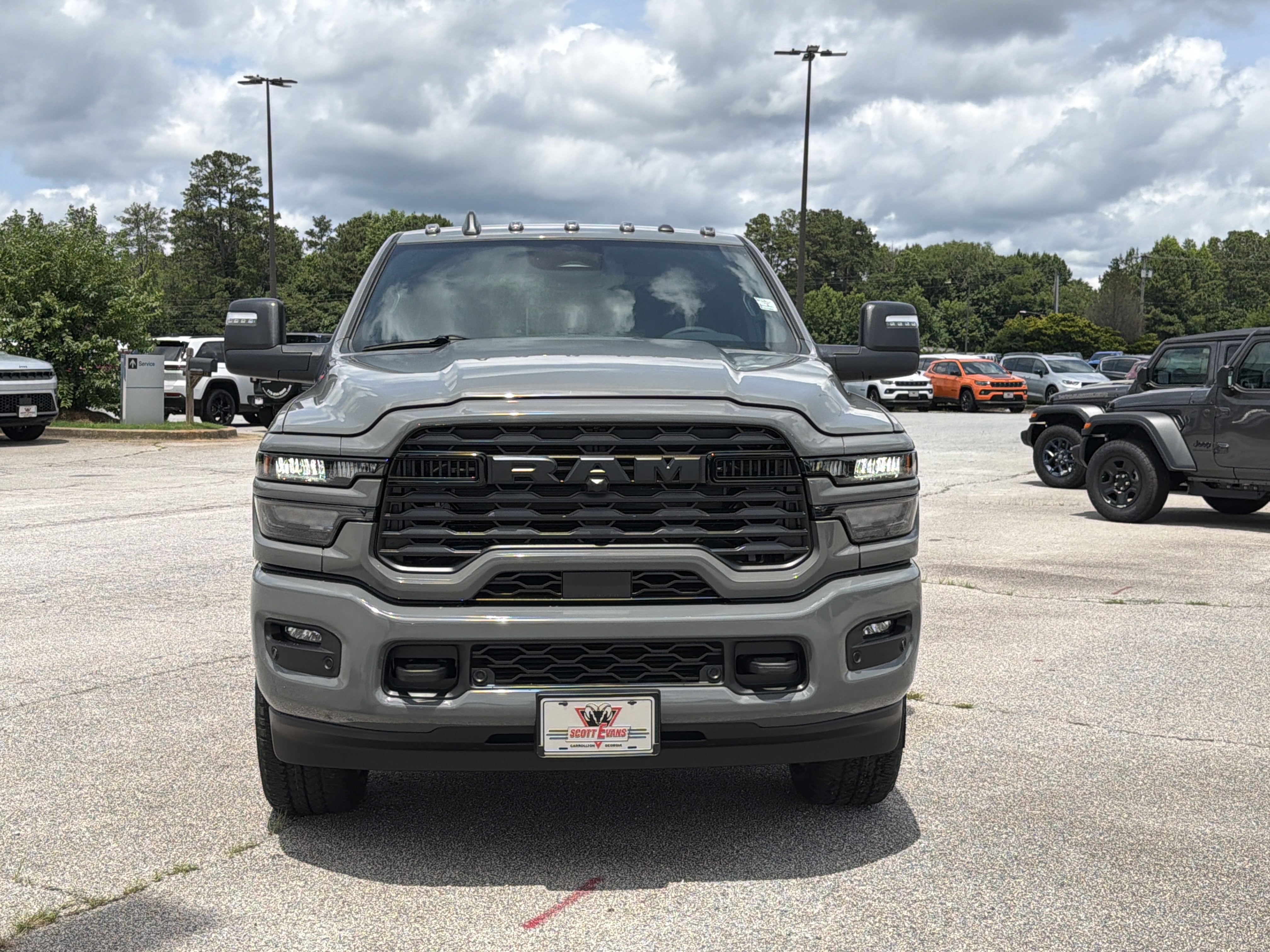 New 2026 Ceramic Gray Clear-Coat Exterior Paint RAM Big Horn image 3