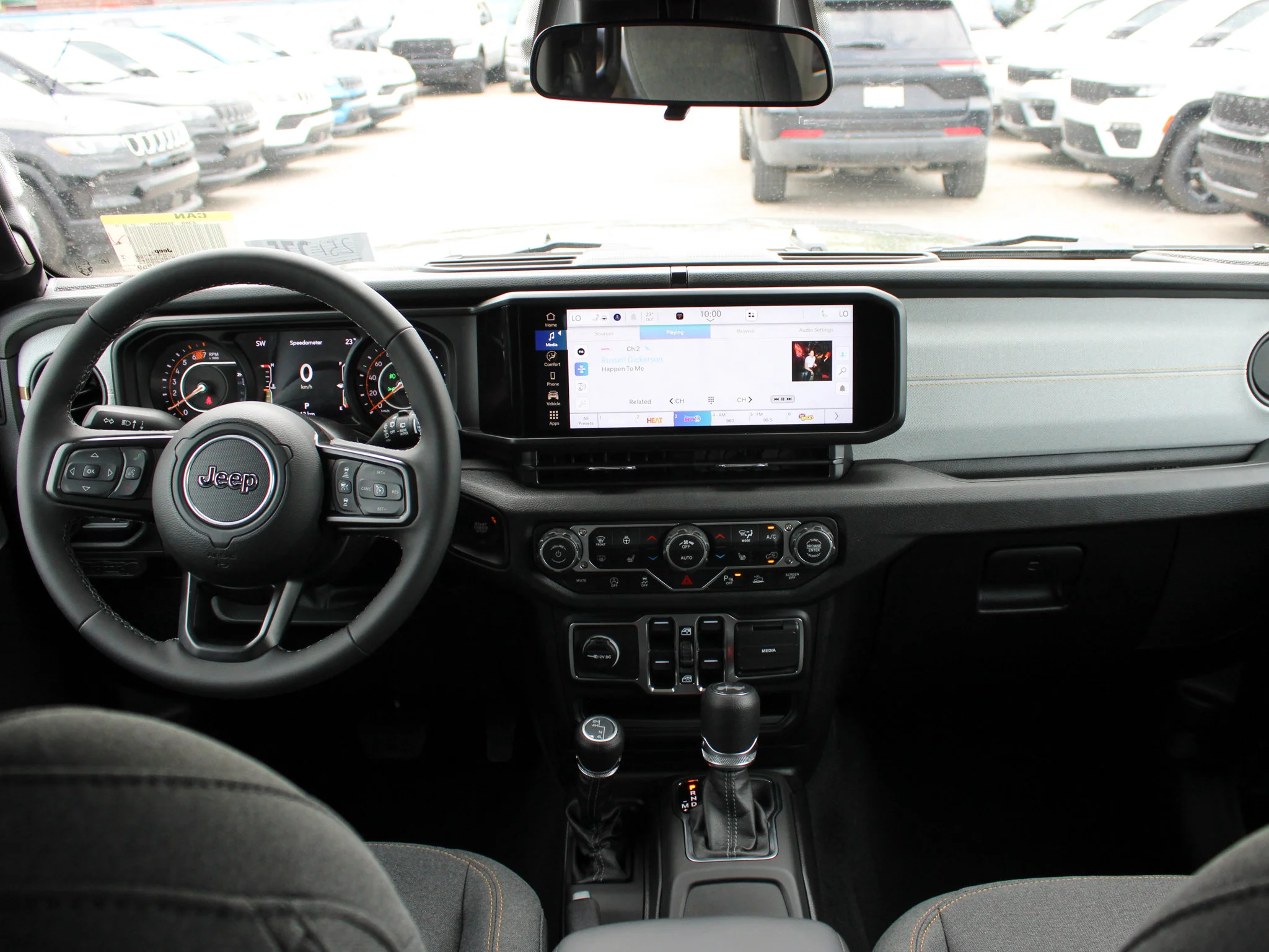 Used 2025 Black Jeep Sport S* 4 Door 4x4, Remote Start, Safety Group, Alpine Audio image 13
