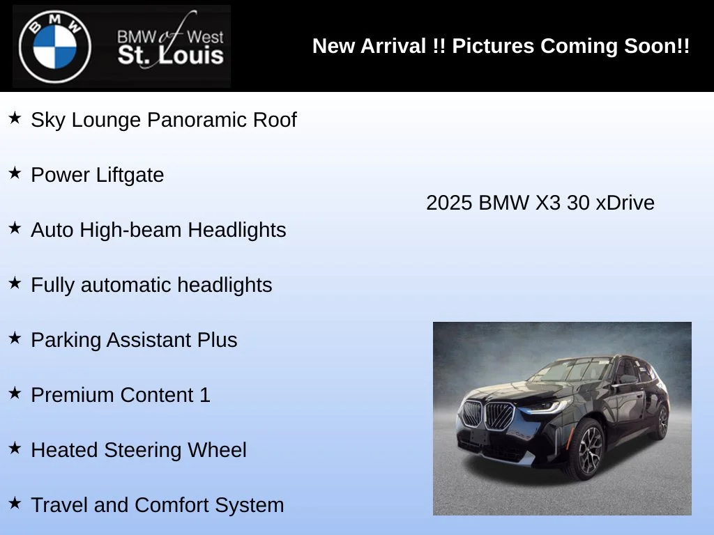 Used 2025 Black BMW 30 xDrive image 9