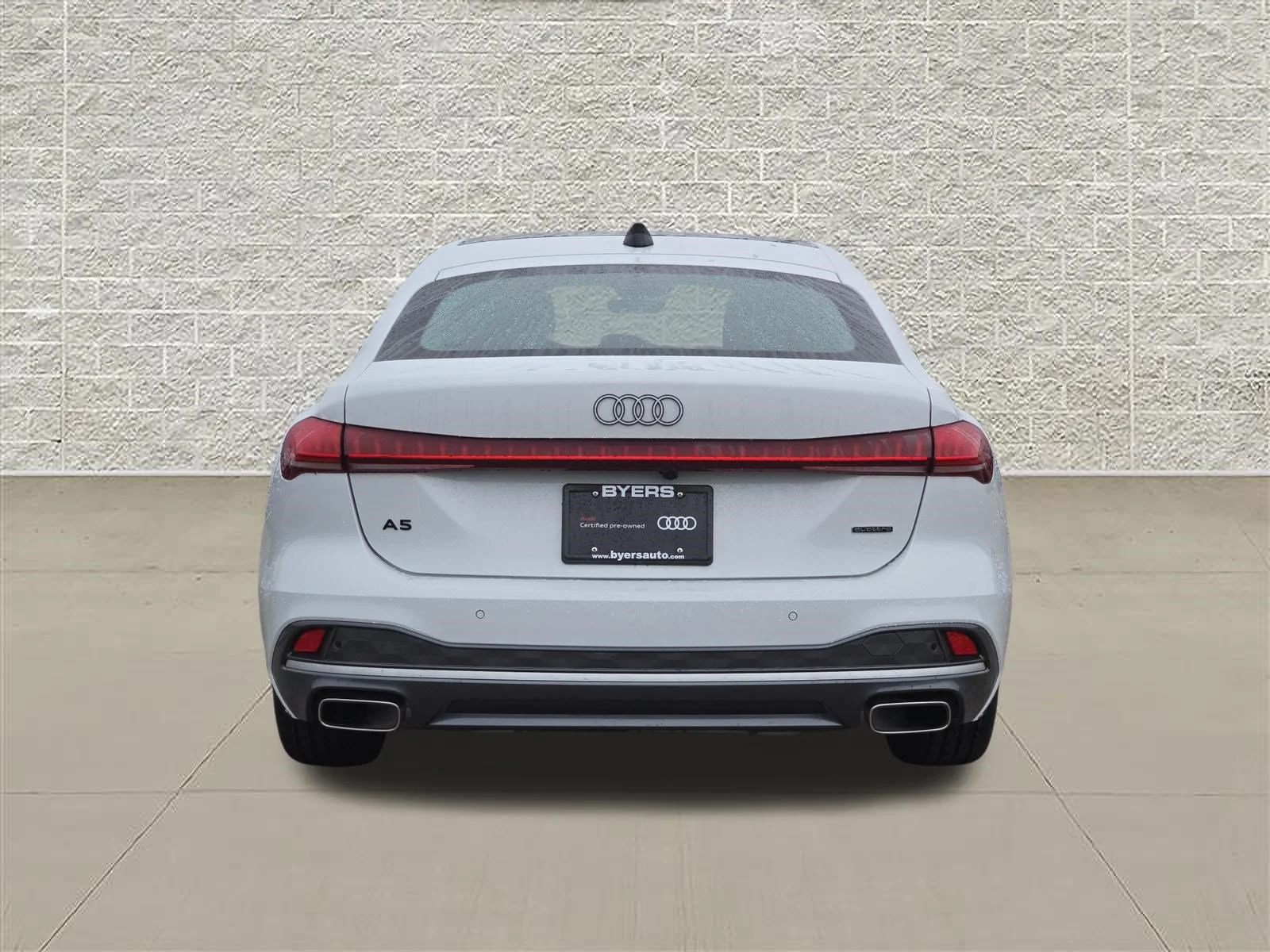 Certified Used 2025 Glacier White Metallic Audi Premium image 6