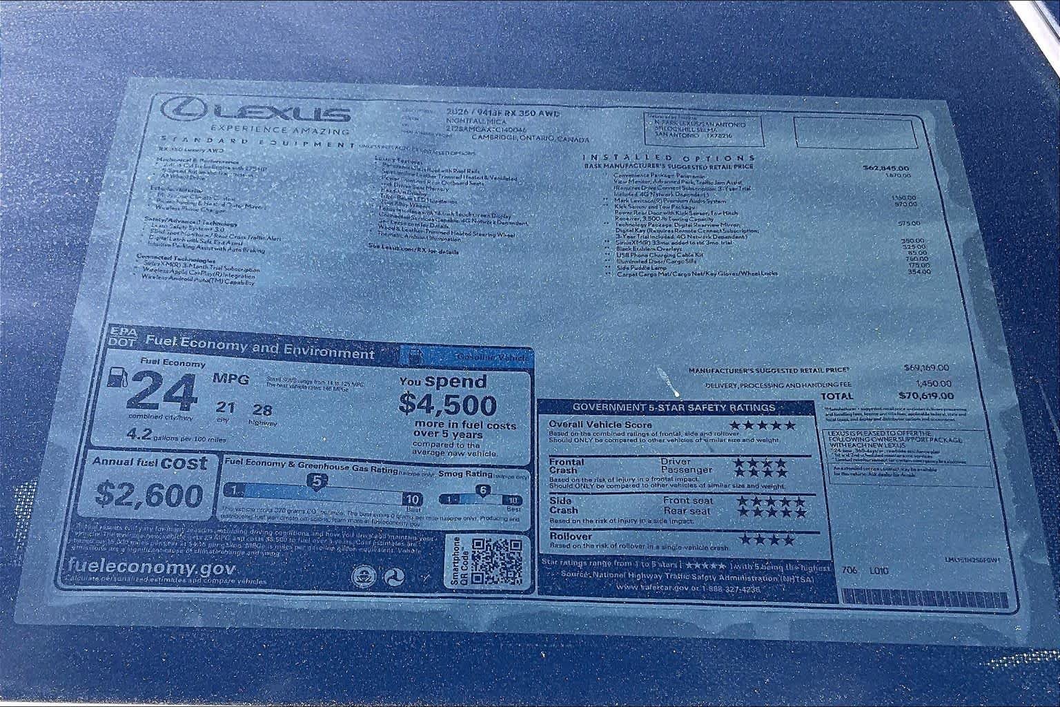 2026 Lexus RX 350 Luxury - Photo 22