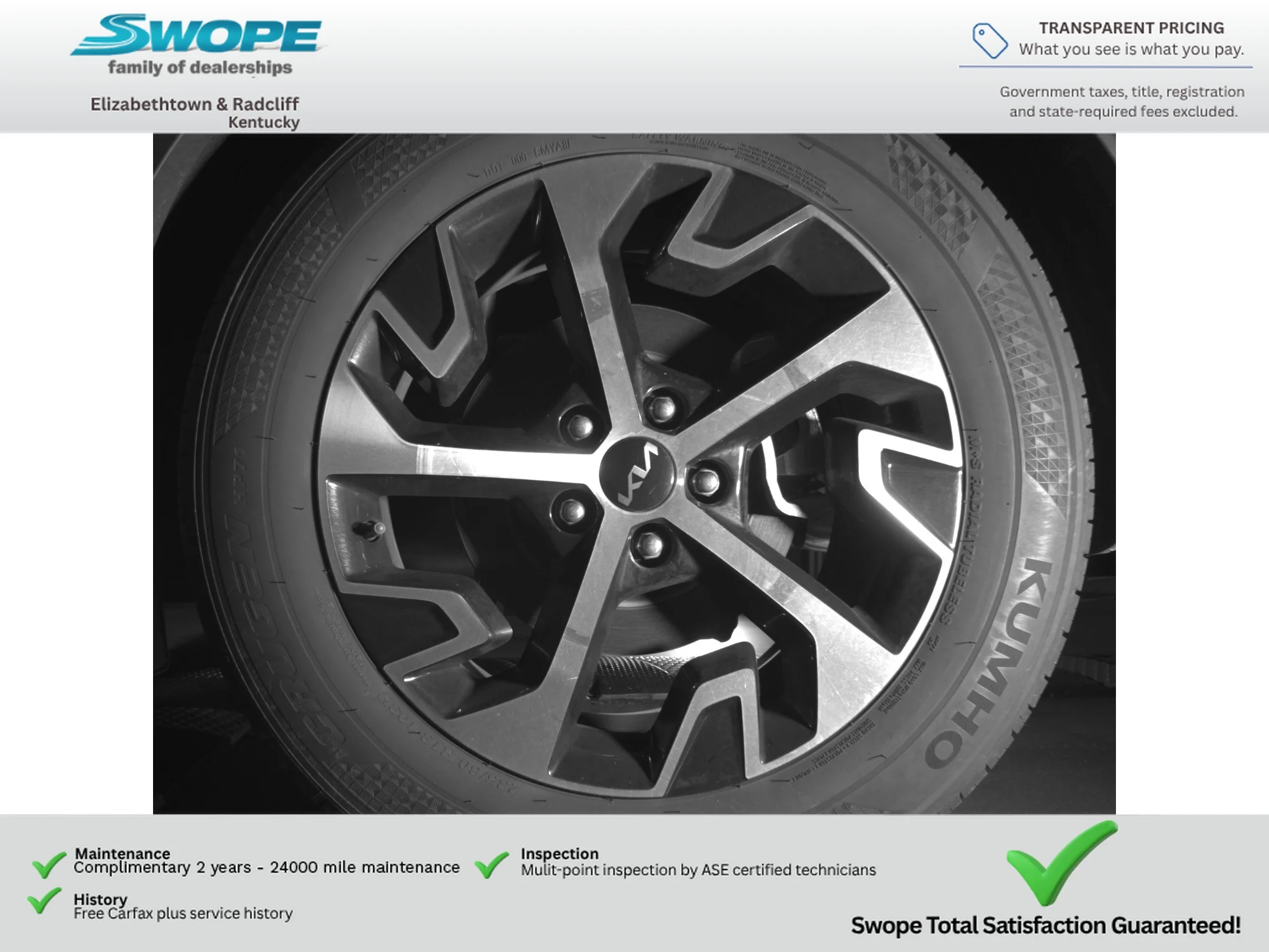 Used 2023 Ebony Black Kia EX image 19