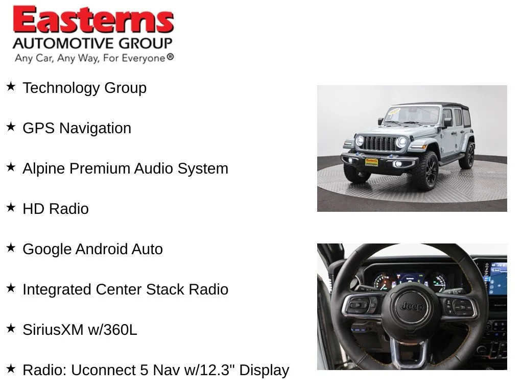 Used 2024 Gray Jeep Sahara 4xe image 11