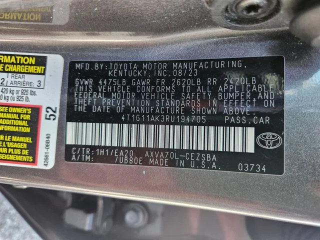 Used 2024 Gray Toyota SE image 30