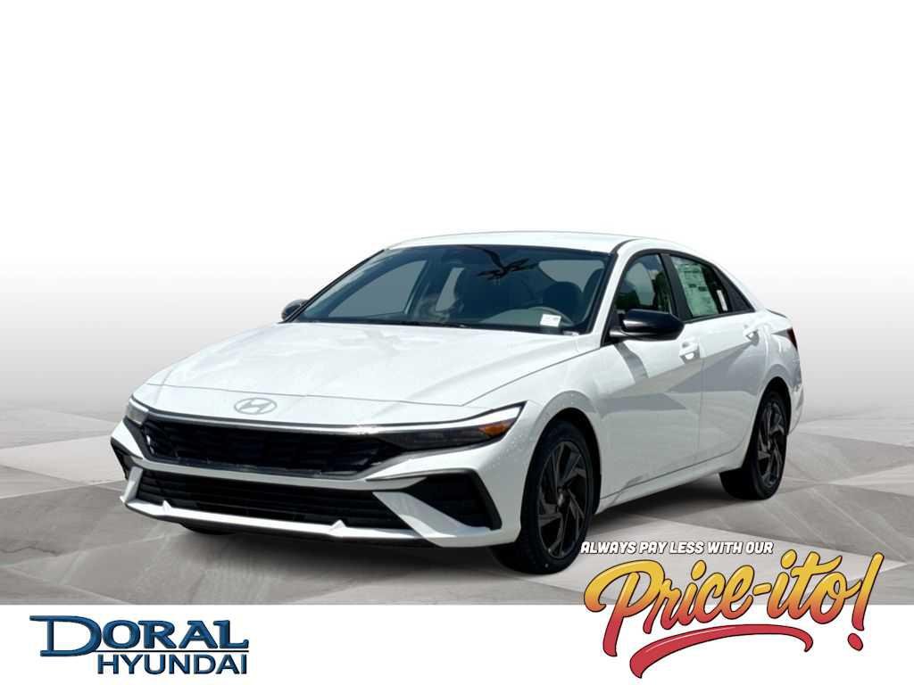 New 2026 Serenity White Hyundai SEL Sport image 1