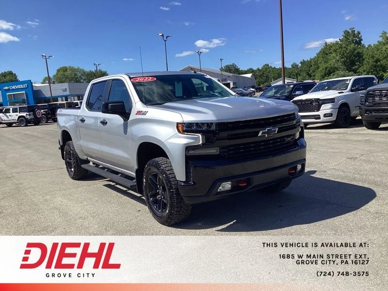 Used 2022 Silver Chevrolet LT Trail Boss image 1