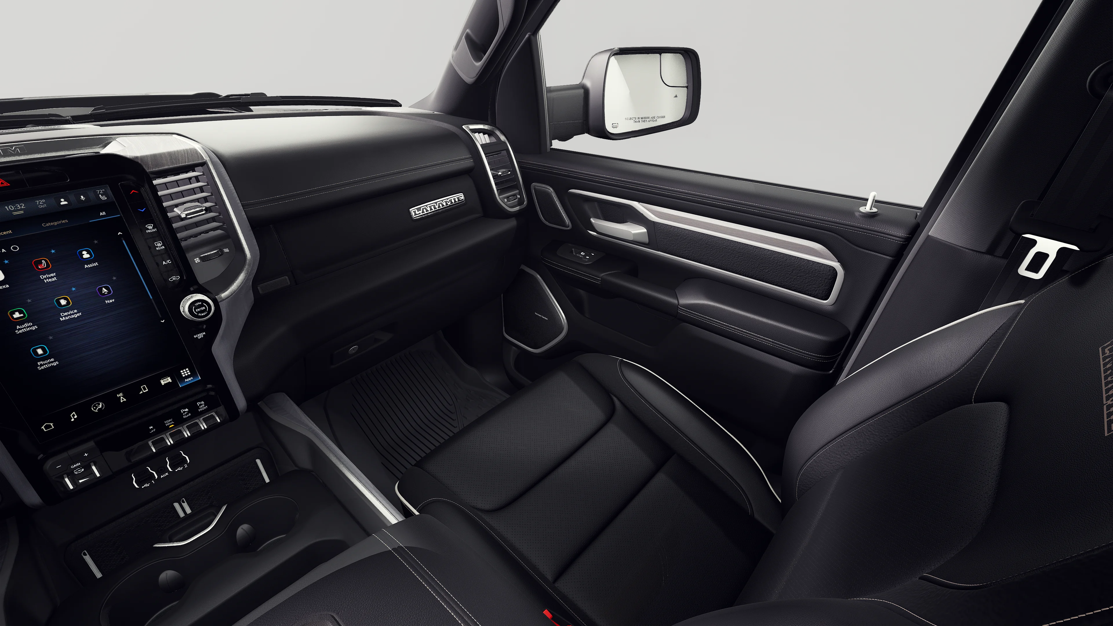 New 2027 Diamond Black Crystal Pearl-Coat Exterior Paint RAM LARAMIE image 19