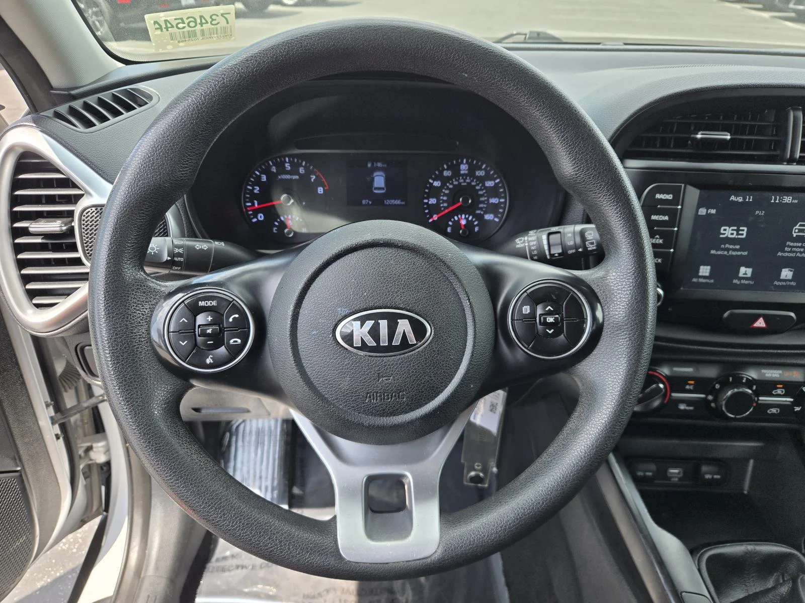 Used 2020 Sparkling Silver Kia LX Manual image 15
