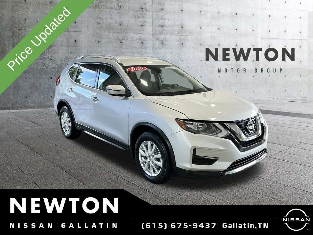 Used 2020 Brilliant Silver Metallic Nissan SV image 1