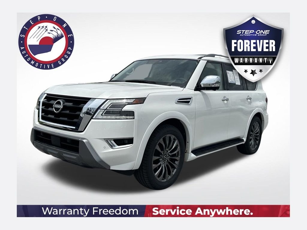 Used 2023 White Nissan Platinum image 1