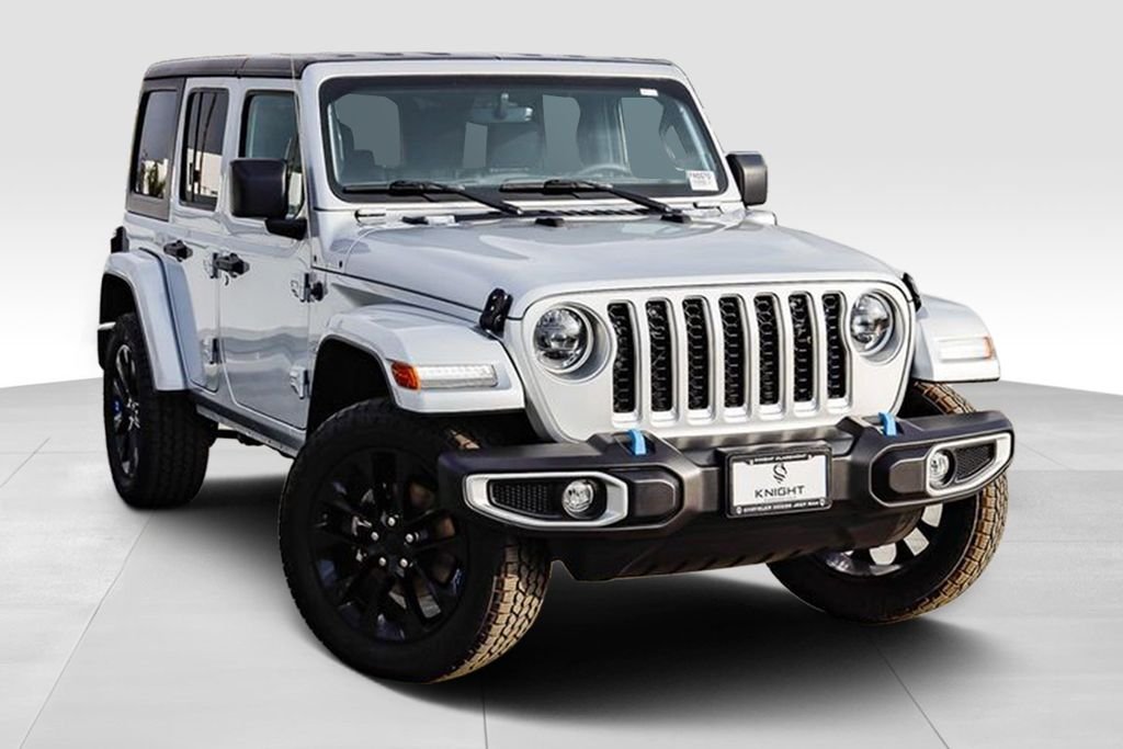 Used 2023 Jeep Wrangler 4xe Sahara 4XE with VIN 1C4JJXP65PW696110 for sale in Claremont, CA