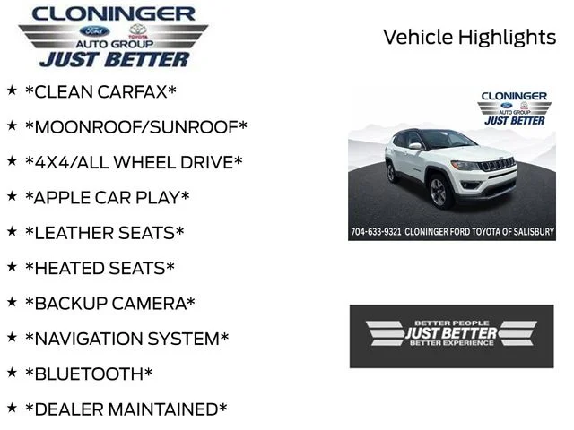 Used 2020 White Jeep Limited image 3