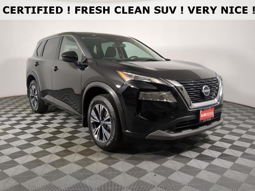 Certified Used 2023 SUPER BLACK Nissan SV image 1