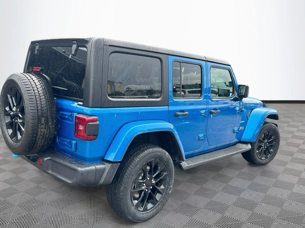 Used 2023 Blue Jeep Sahara 4xe image 6