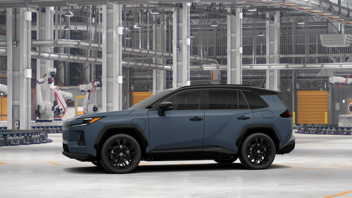 New 2026 Storm Cloud with Midnight Black Metallic roof Toyota XSE image 3