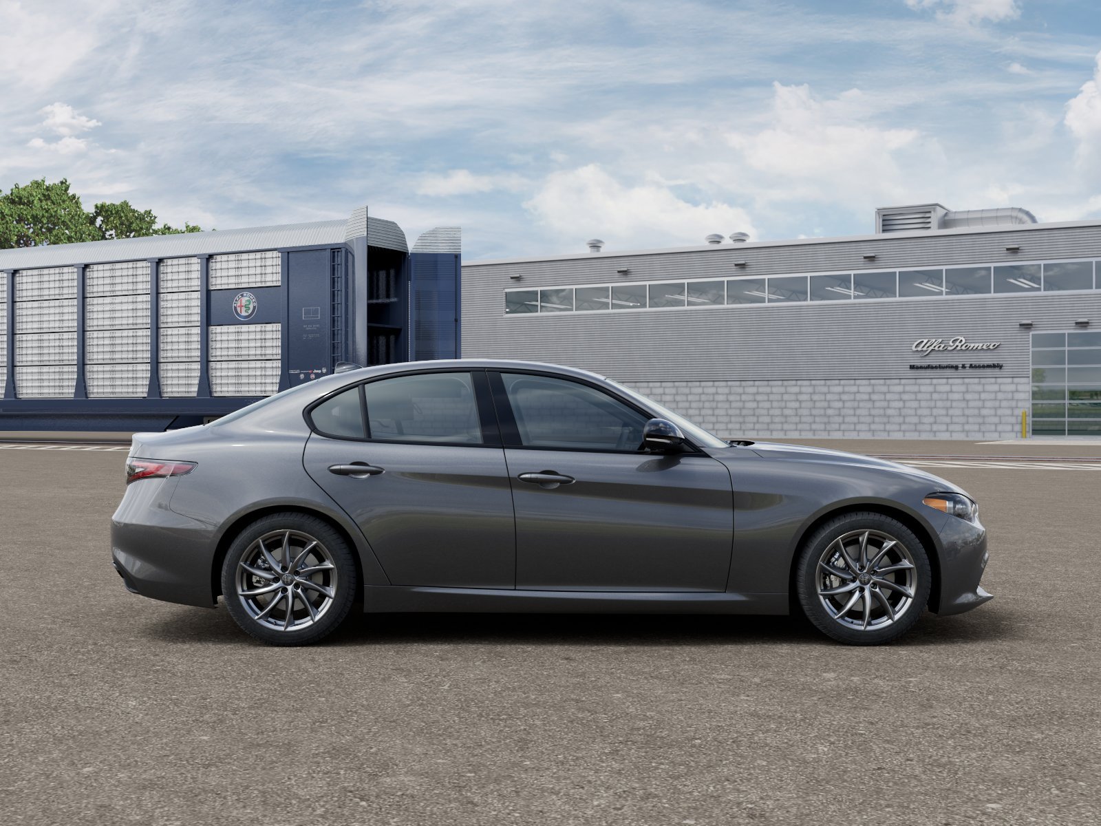 New 2026 Vesuvio Gray Metallic Exterior Paint Alfa Romeo  image 12