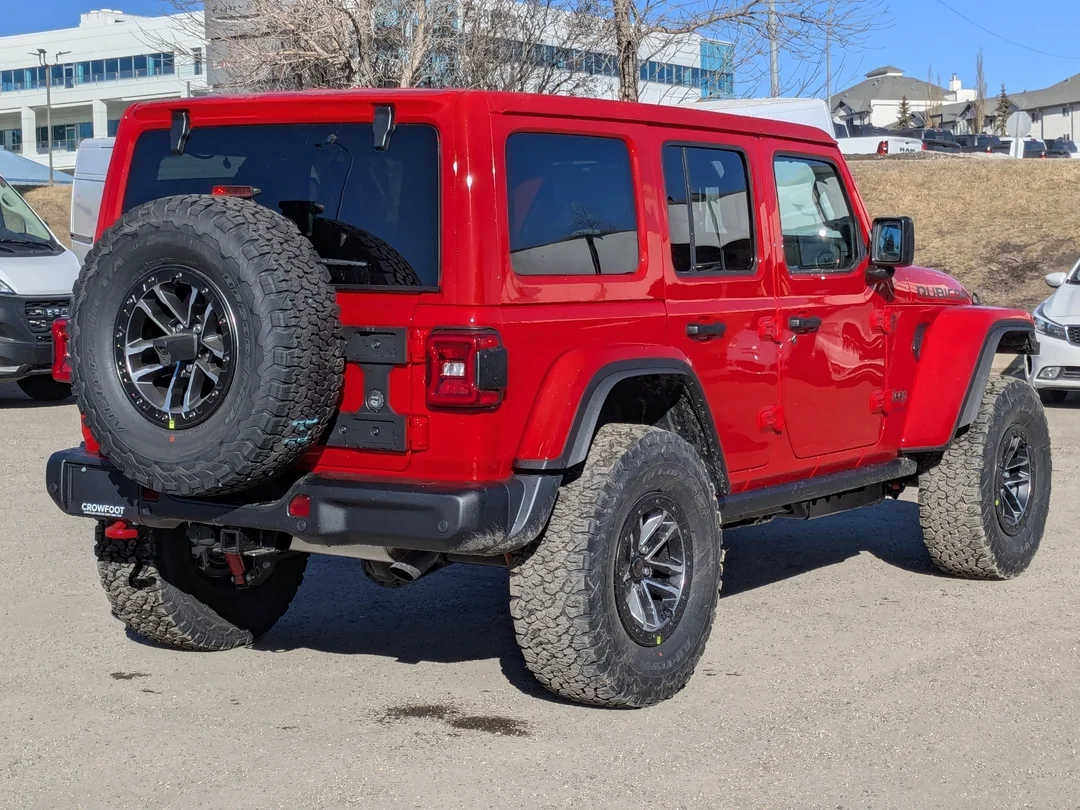 New 2026 Red Jeep Rubicon X - - 4x4 - Body-Color Hardtop - Nappa Lthr - Recon Pkg - Steel Bumpers & More! image 8