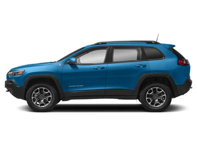 Used 2019 Hydro Blue Pearlcoat Jeep Trailhawk image 3