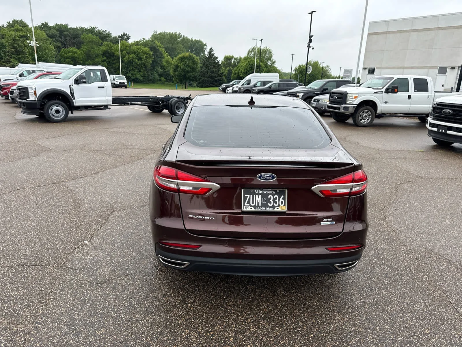 Used 2019 Rich Copper Metallic Tinted Clearcoat Ford SE image 6