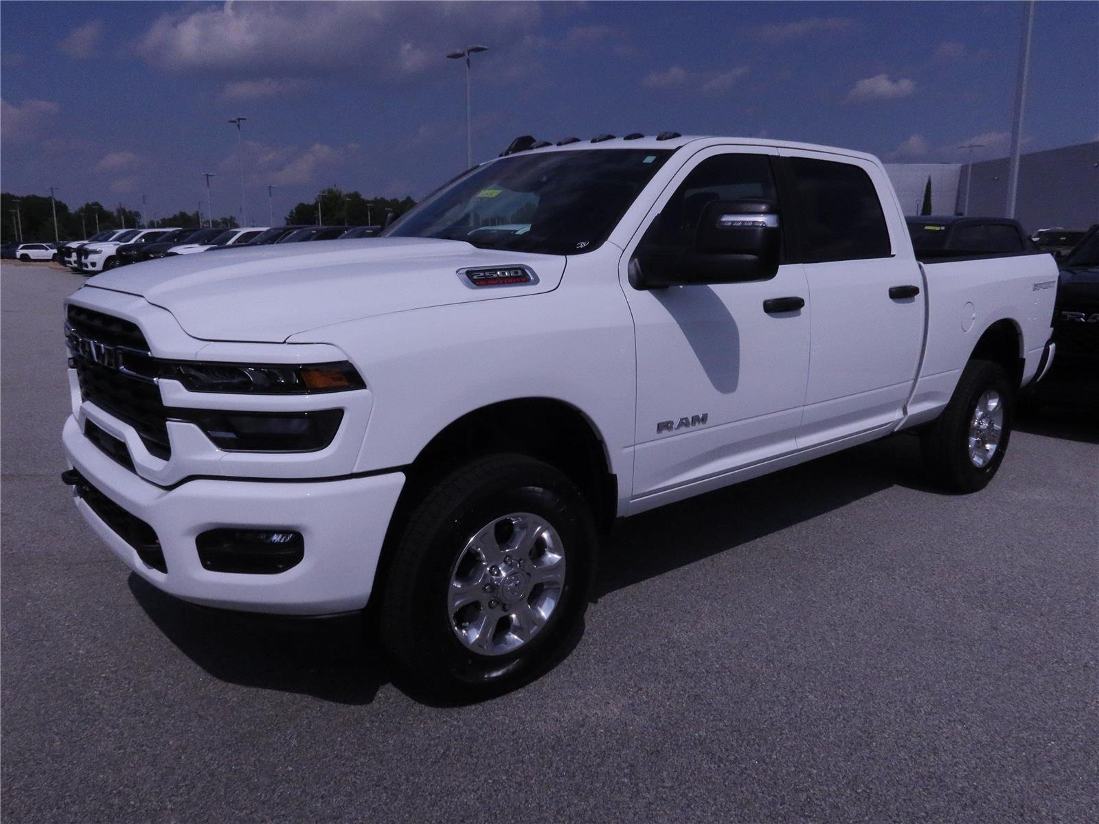 New 2026 Bright White Clear-Coat Exterior Paint RAM Big Horn image 3