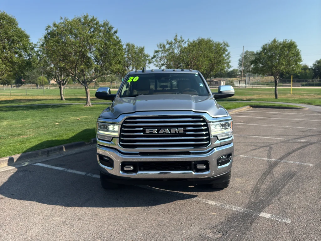 Used 2020 Billet Silver Metallic Clearcoat Ram Longhorn image 8