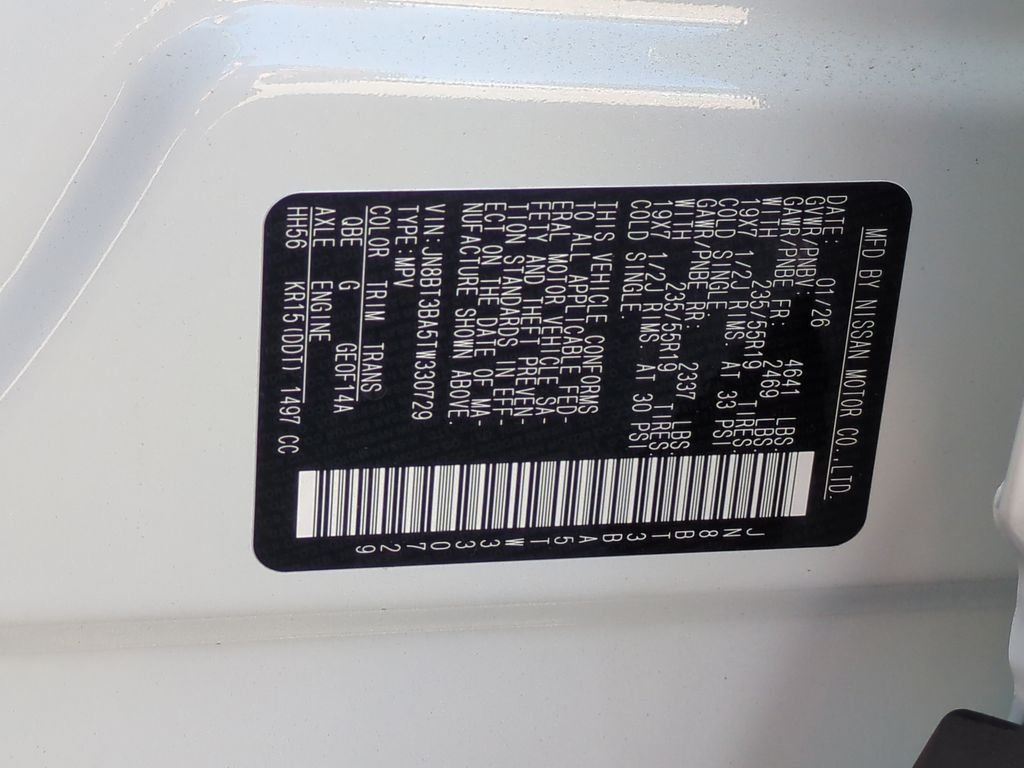 New 2026 Everest White Pearl TriCoat Nissan Dark Armor™ image 35