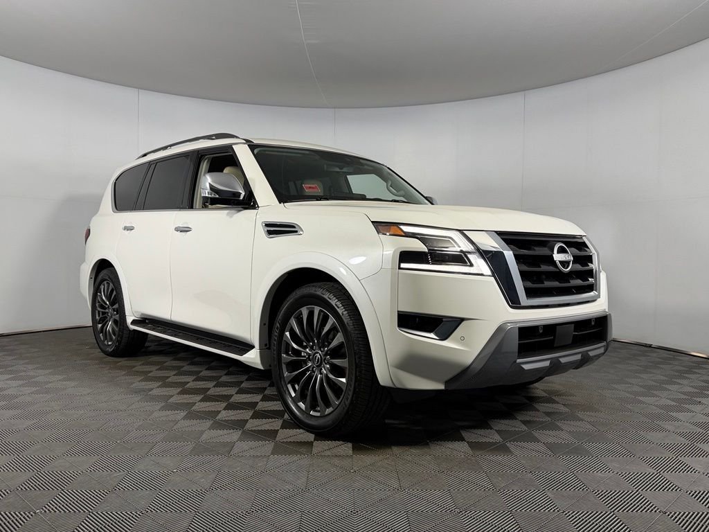 Certified Used 2024 White Nissan Platinum image 3