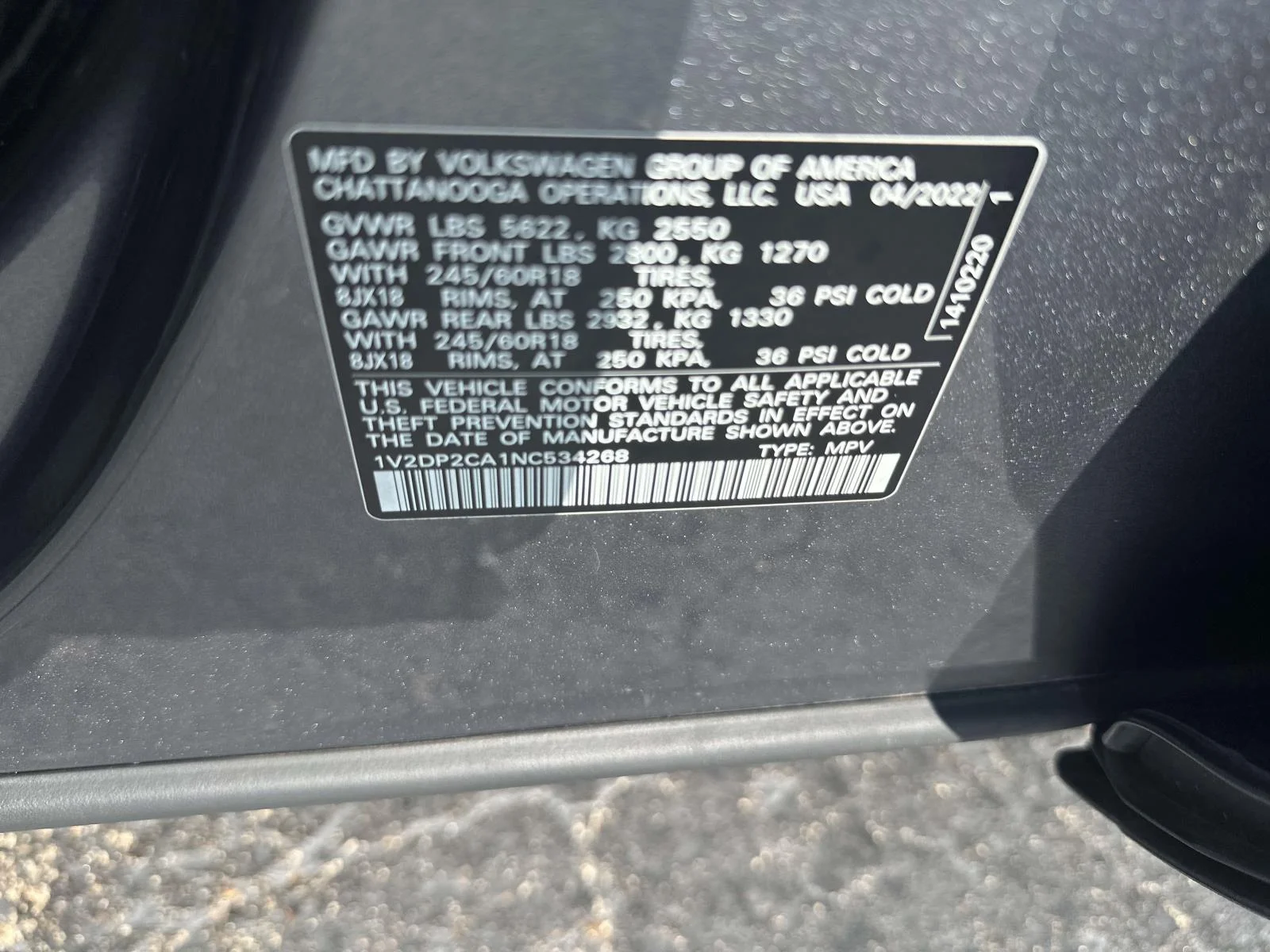 Used 2022 Gray Volkswagen 2.0T SE image 17