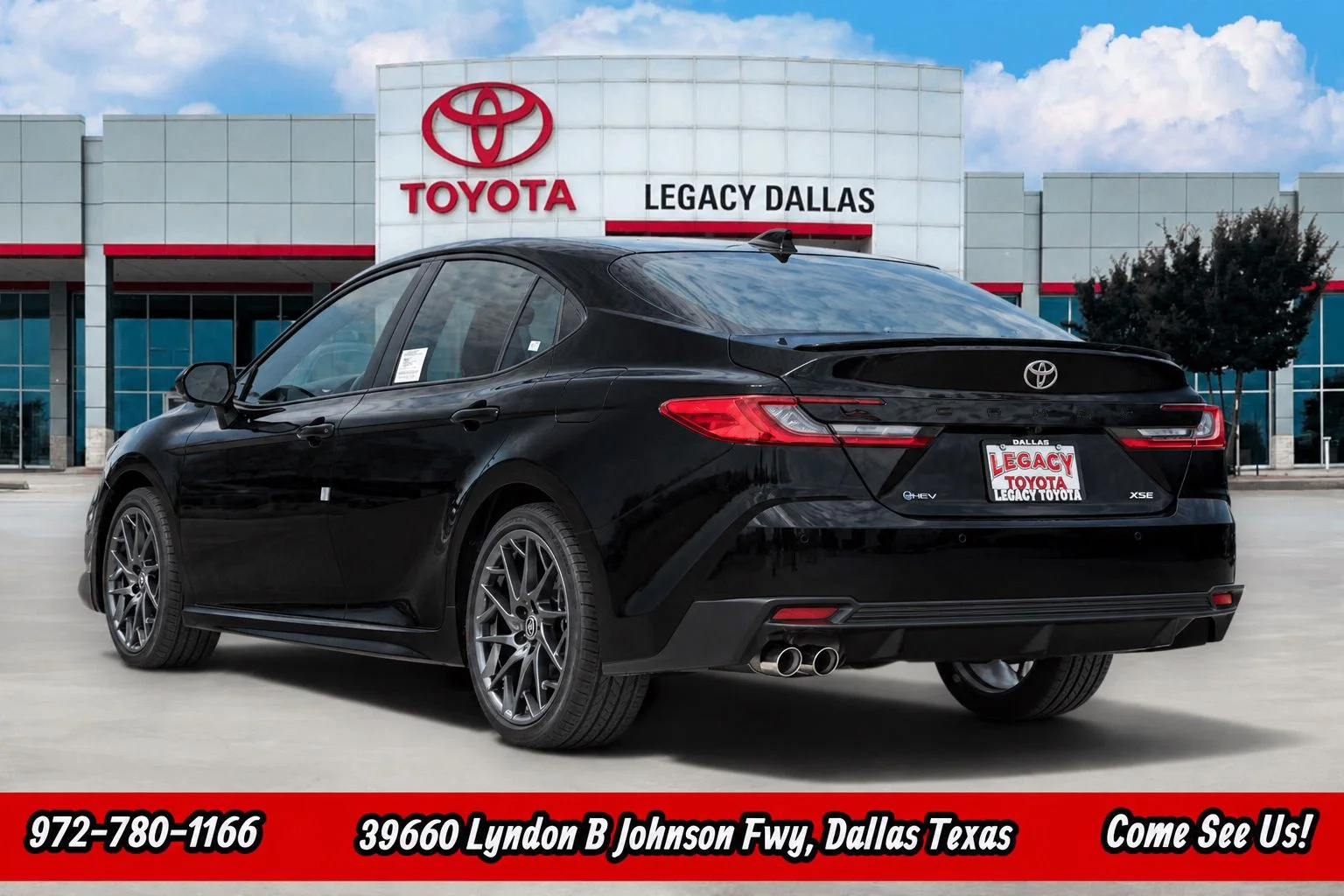 New 2026 Midnight Black Metallic Toyota XSE image 8
