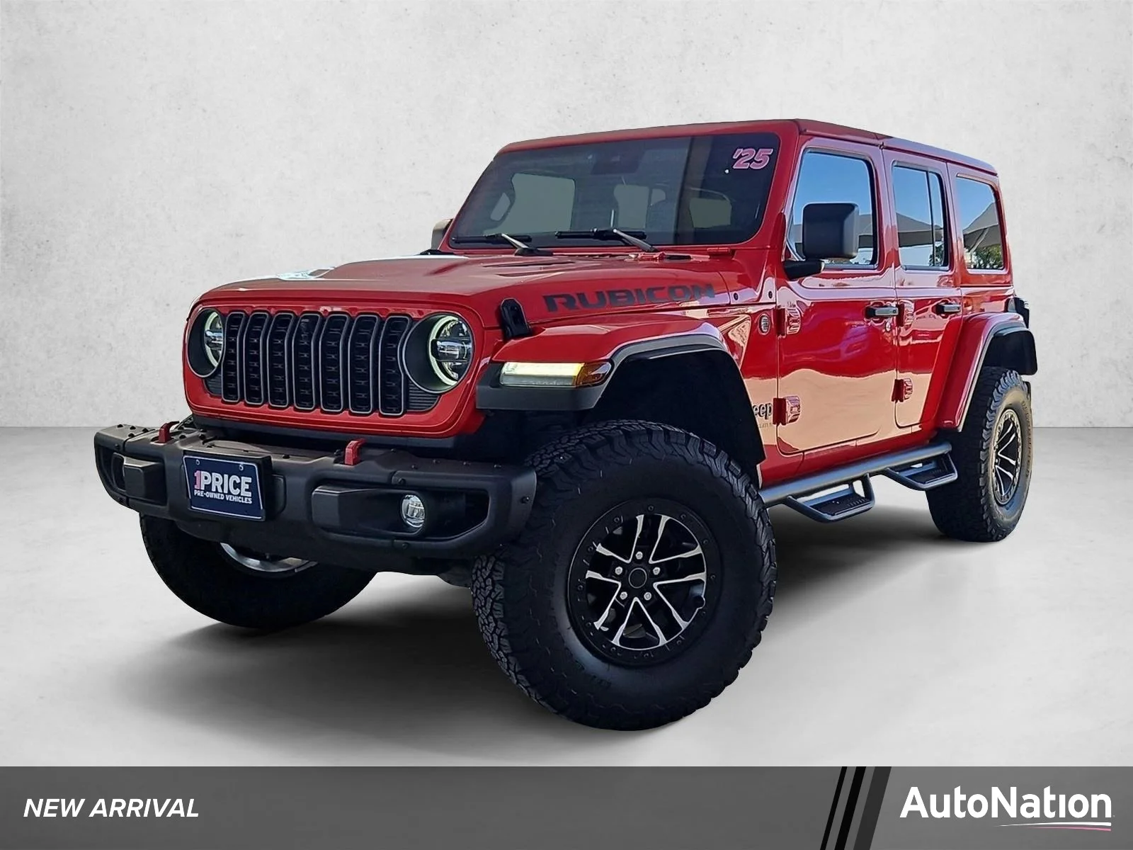 Used 2025 Firecracker Red Clearcoat Jeep Rubicon X image 1